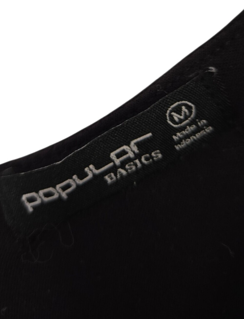 POPLR Basics Black Bodycon Midi Dress | Sleeveless Stretch Dress | Size Medium - Picture 4 of 5